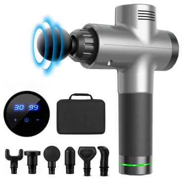 Portable 60W Muscle Massager – Smart Touch, 30 Speeds