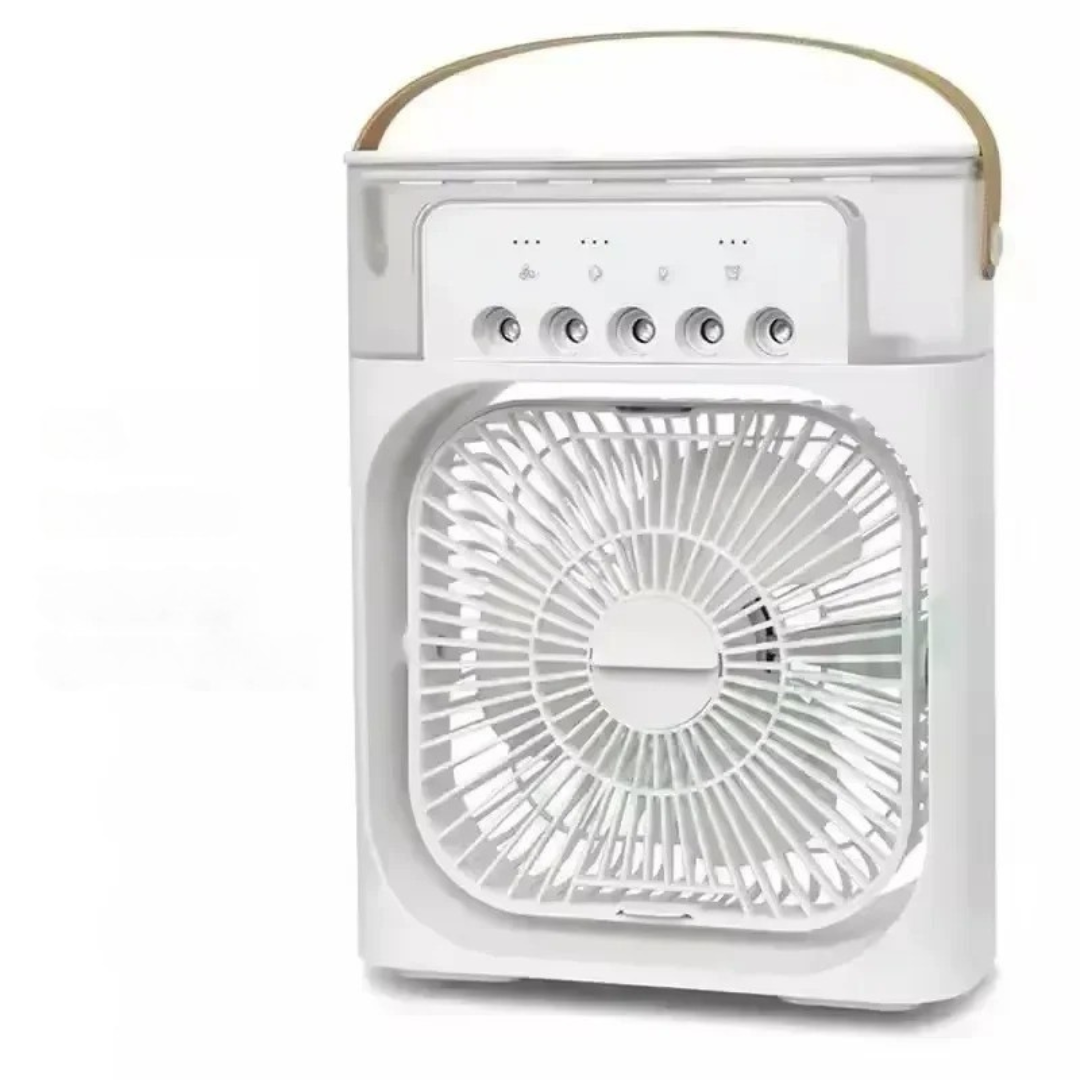 3-in-1 Cooling Fan with Mist Function and Rechargeable Battery