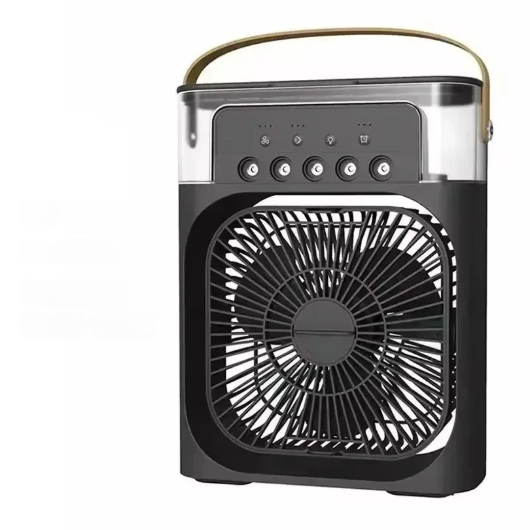 3-in-1 Cooling Fan with Mist Function and Rechargeable Battery