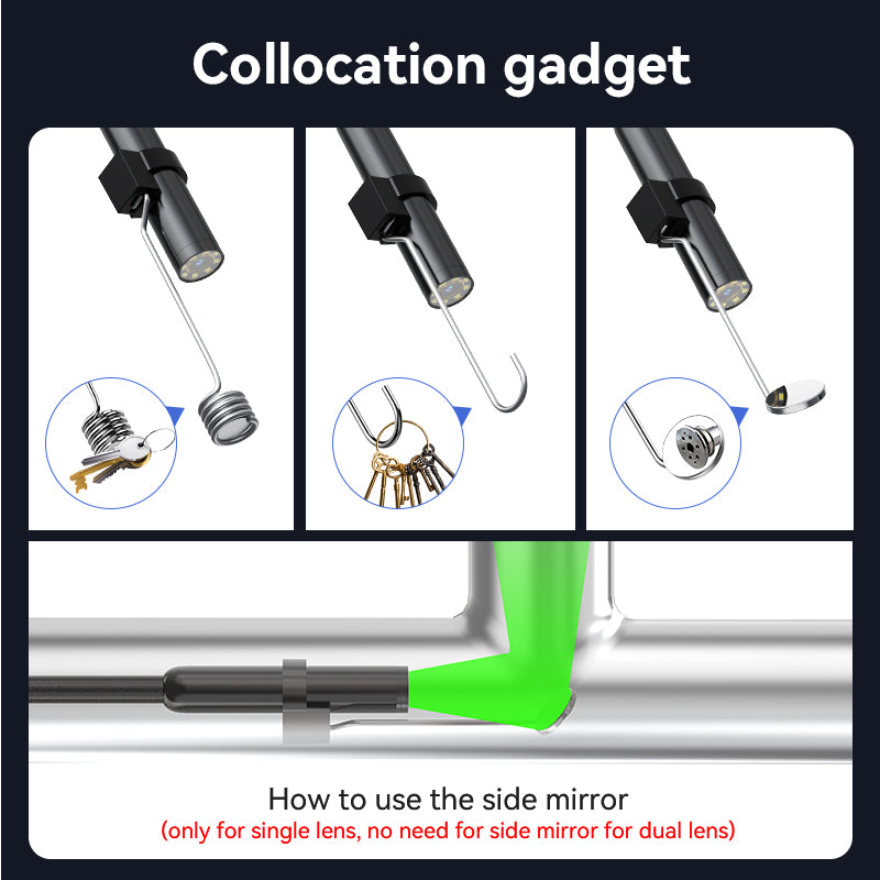 5M USB HD Cam with LED Lights & Tool Attachments