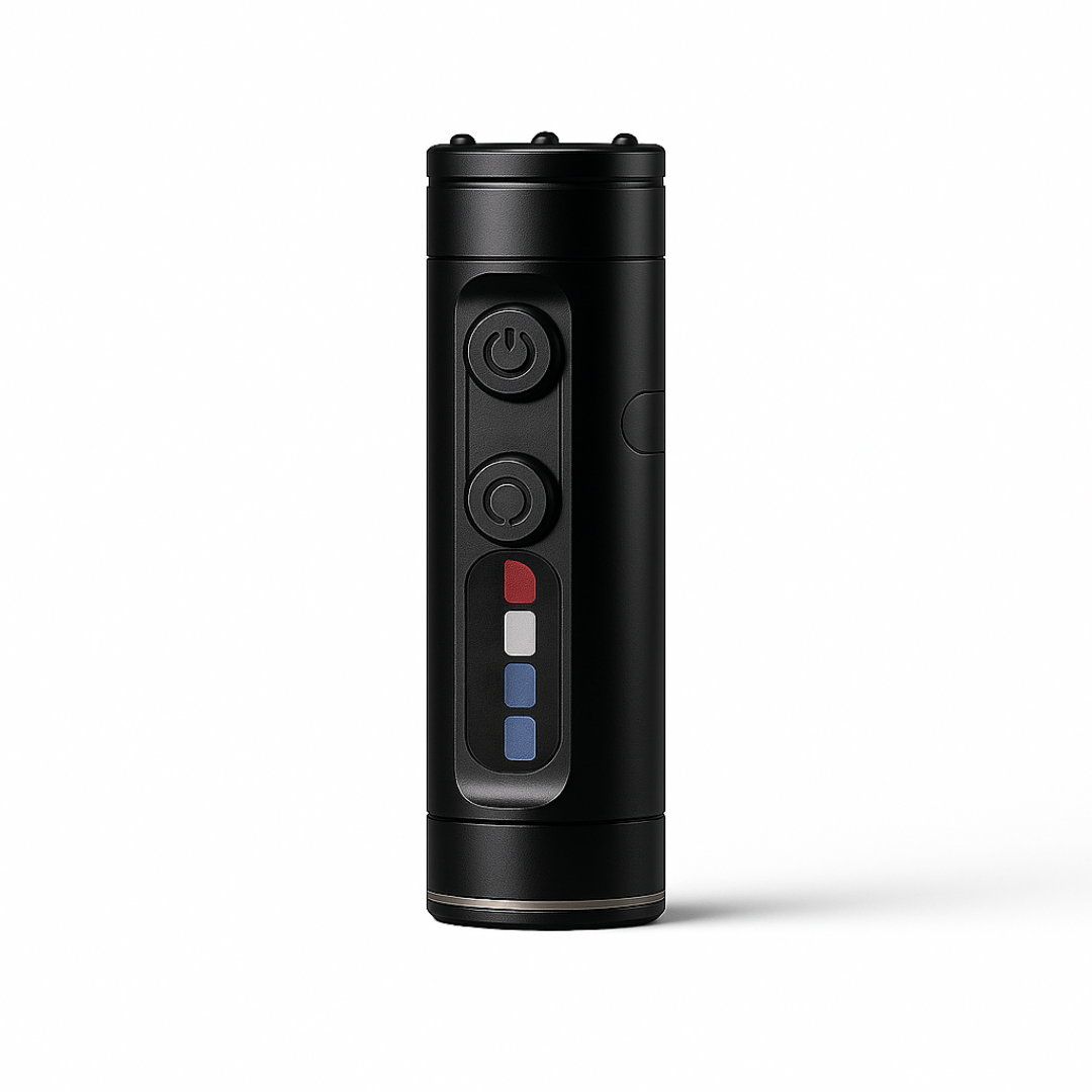 9-in-1 Tactical Flashlight Tool, Rechargeable Micro Light with USB-C