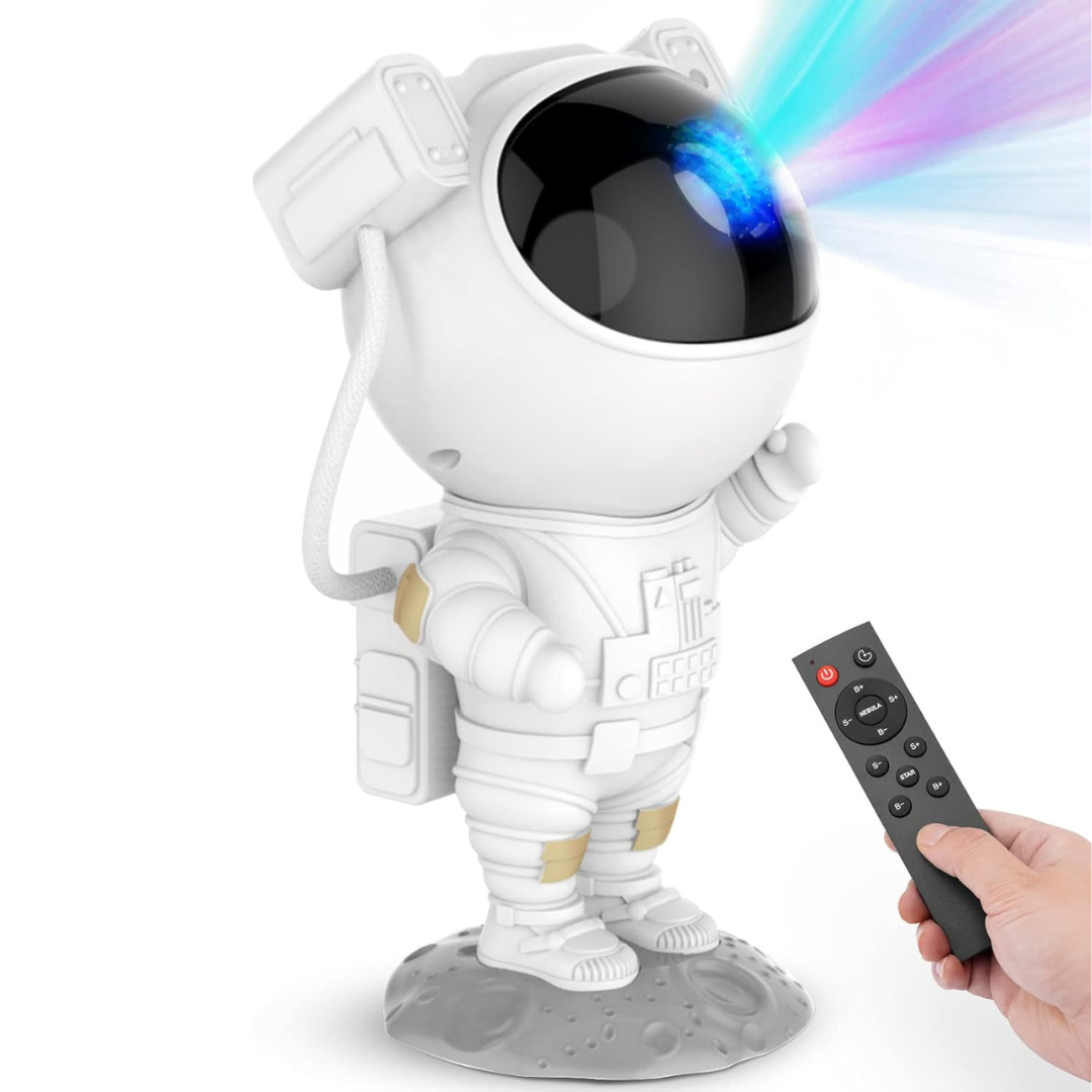 Astronaut Galaxy Projector with 360° Rotating Nebula Light