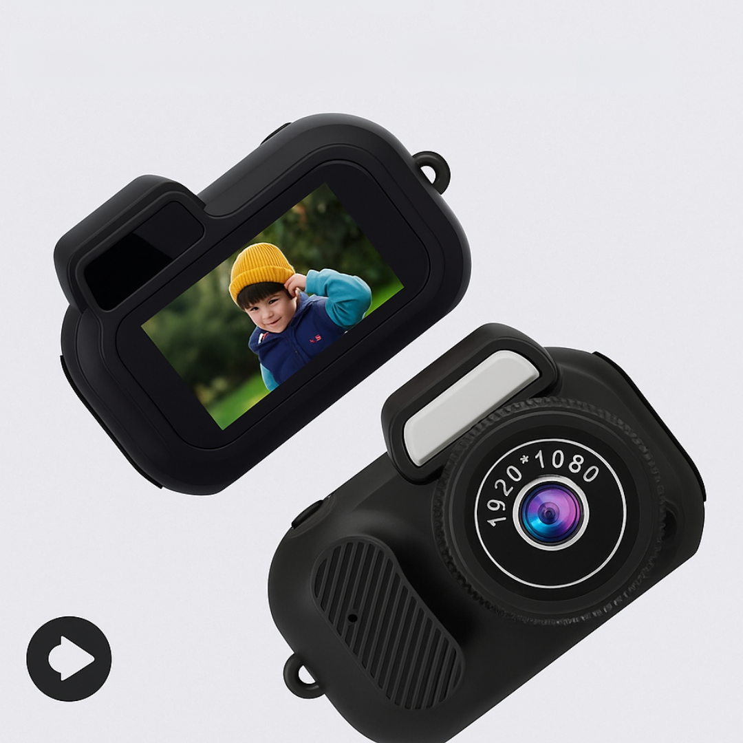 Compact Mini Camera with SD Support and Retro Design