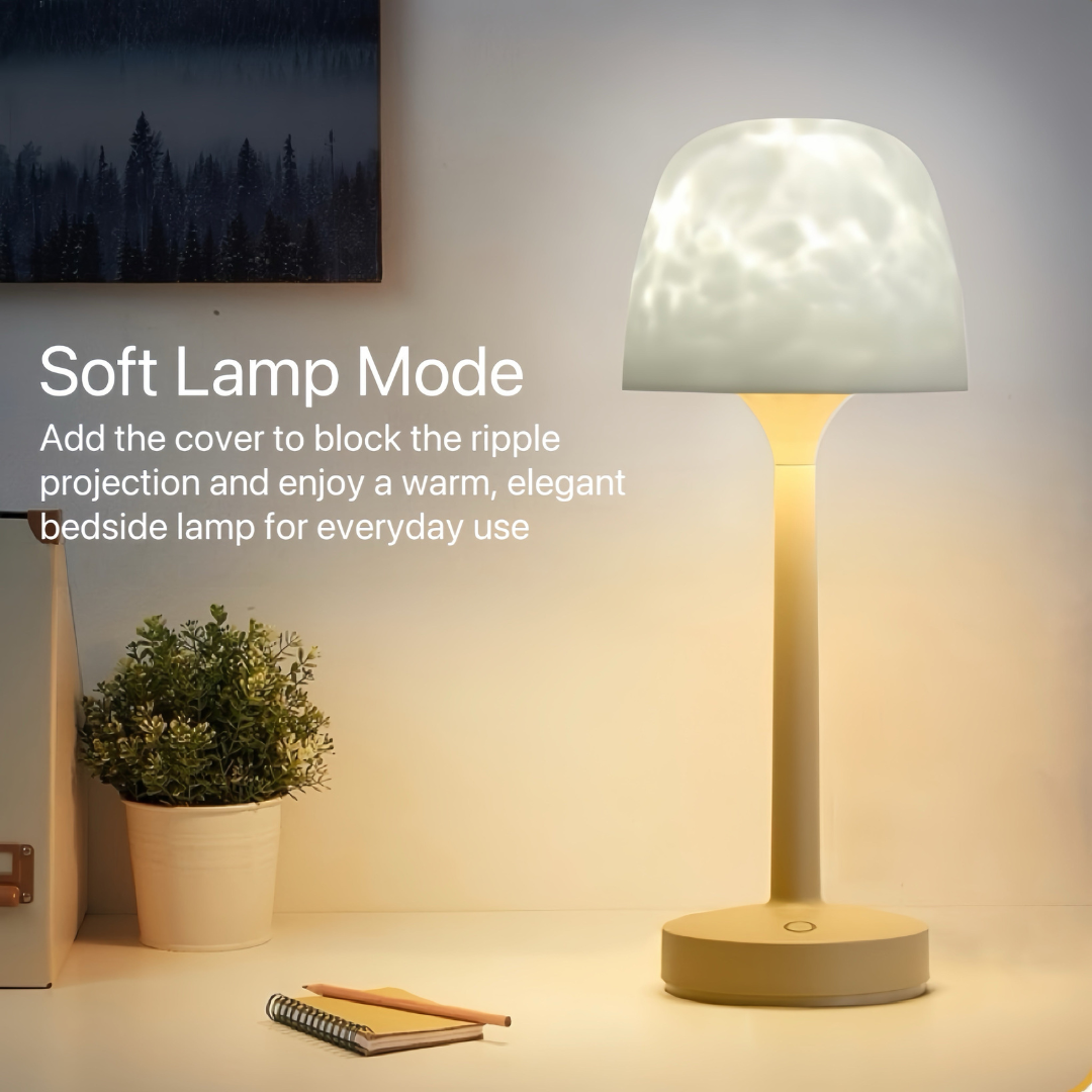 Dual-Mode Ripple Ambient Lamp with USB Power and Touch Control