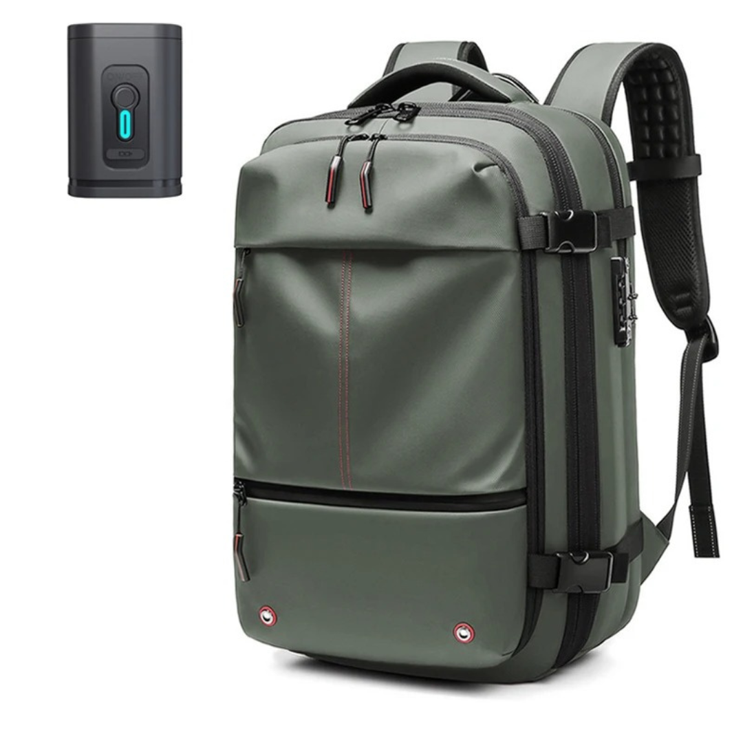 Expandable Vacuum Compression Travel Backpack with TSA Lock
