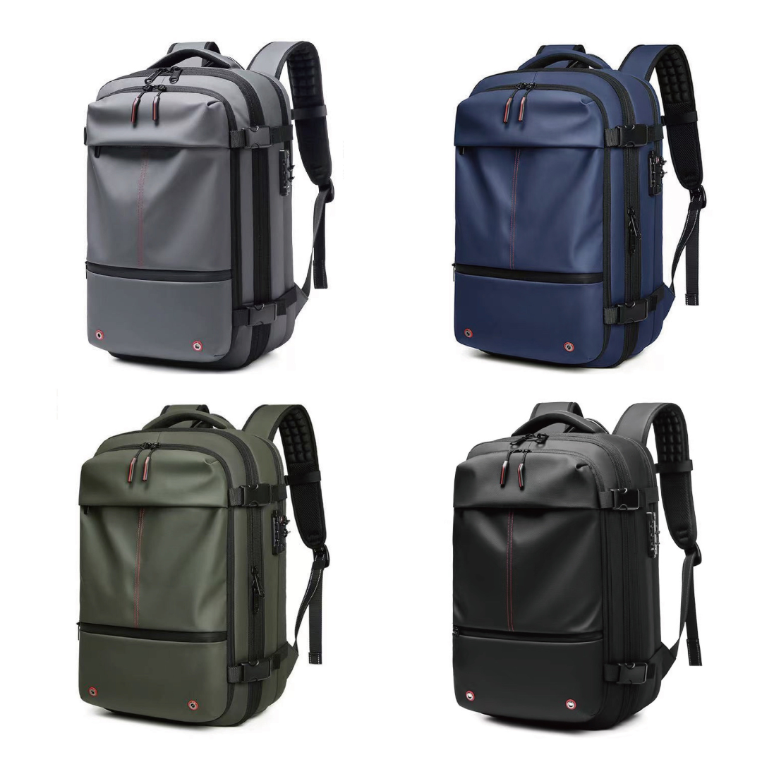Expandable Vacuum Compression Travel Backpack with TSA Lock