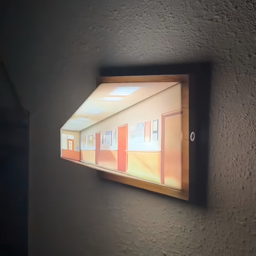 Modern 3D Illusion Ambient Lamp – Touch Control & USB Rechargeable