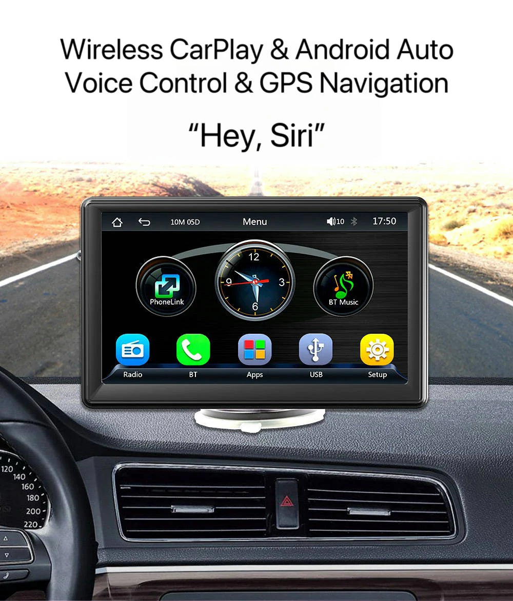 DriveSync 7 – Wireless CarPlay & Android Auto Screen