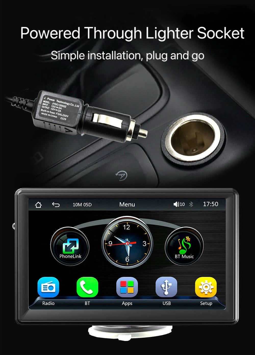 DriveSync 7 – Wireless CarPlay & Android Auto Screen