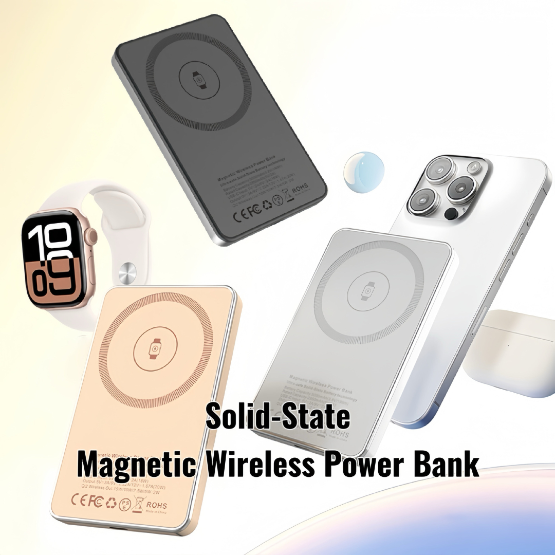 Pocket-Size Magnetic Wireless Power Bank with Solid-State Battery
