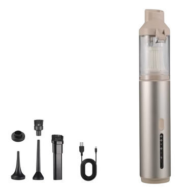 Portable 2-in-1 Vacuum and Blower for Car, Home, and Electronics