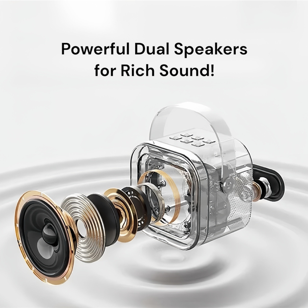 Portable Bluetooth Mini Karaoke Speaker for Travel and Parties