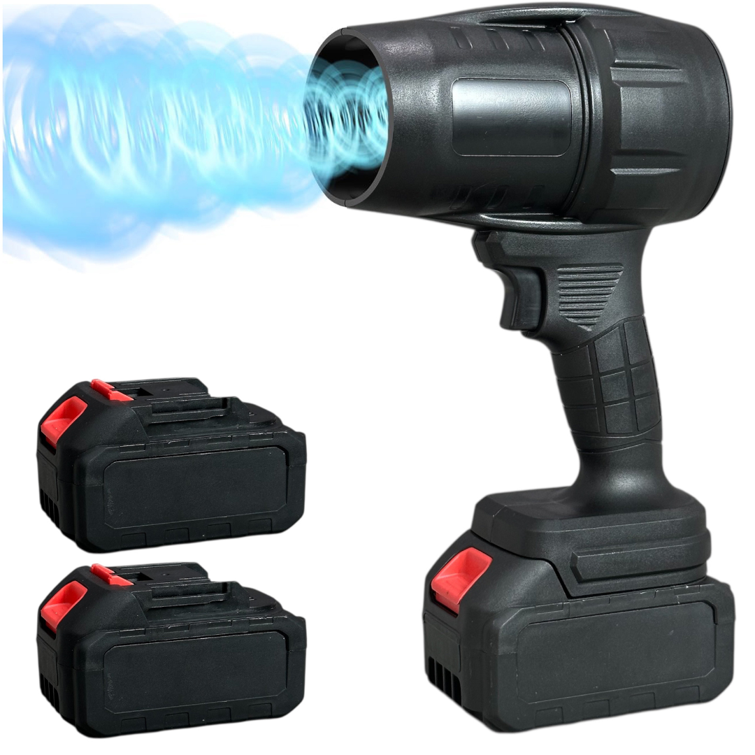 Portable Cordless Power Blower with Multi-Use Nozzle Set