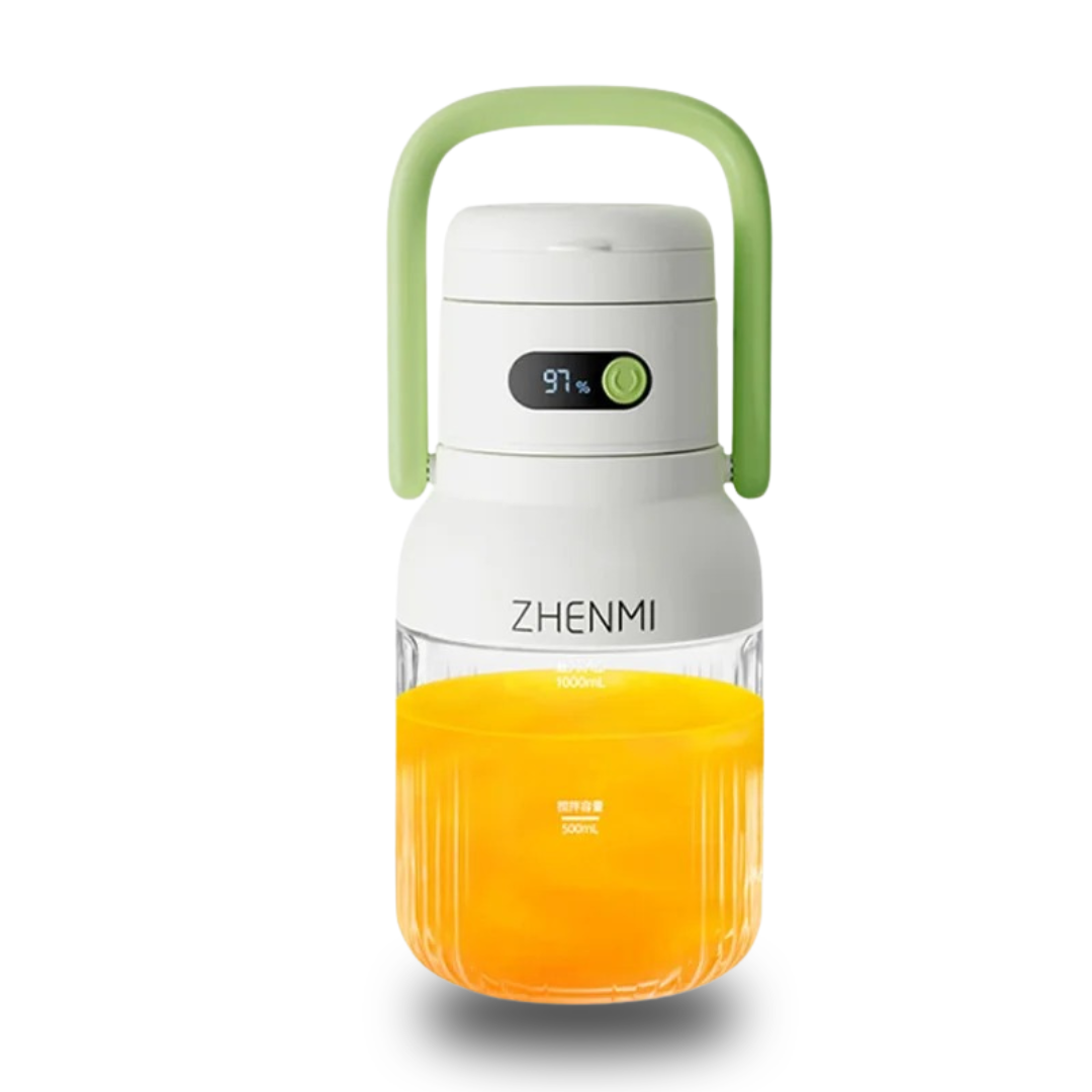 Portable Smoothie Maker with Ice-Crushing Stainless Steel Blades