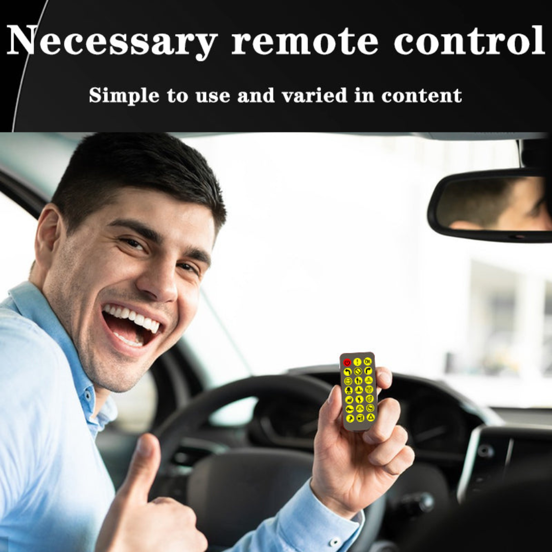 Programmable Car LED Display with Smart Remote Control