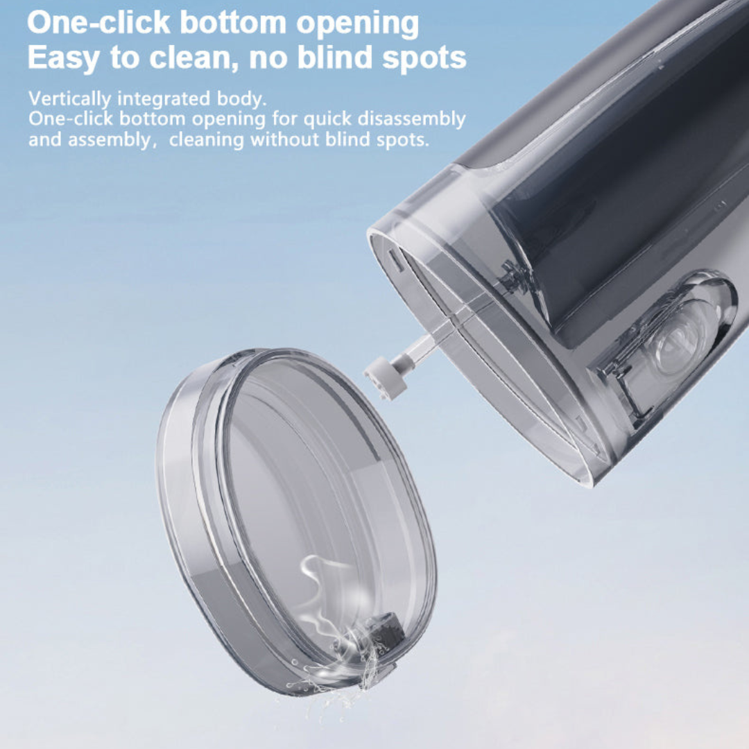 Rechargeable Water Flosser with 4 Cleaning Modes and Rotating Tips