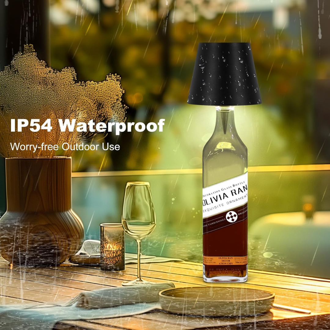 RGB DIY Bottle Lamp – Wireless, Portable, Rechargeable