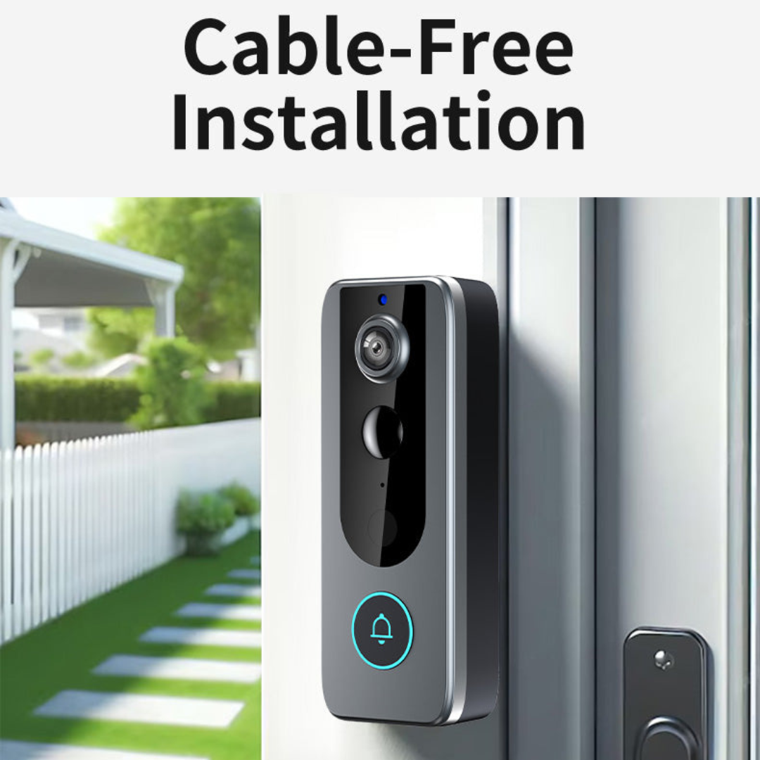 Smart WiFi Video Doorbell Cam with Two-Way Audio & App Access