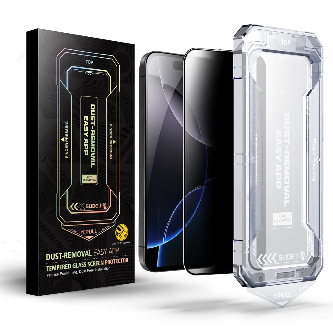 Tempered Glass Privacy Screen Protector with Anti-Fingerprint Coating