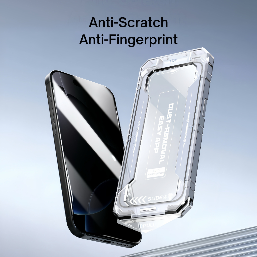 Tempered Glass Privacy Screen Protector with Anti-Fingerprint Coating