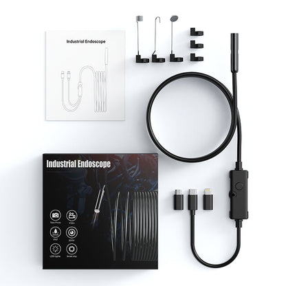 5M USB HD Cam with LED Lights & Tool Attachments