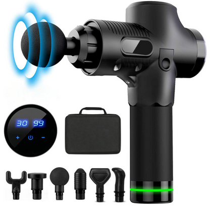 Portable 60W Muscle Massager – Smart Touch, 30 Speeds