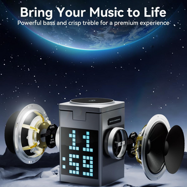 3-in-1 Bluetooth Speaker with 15W Wireless Charging Pad