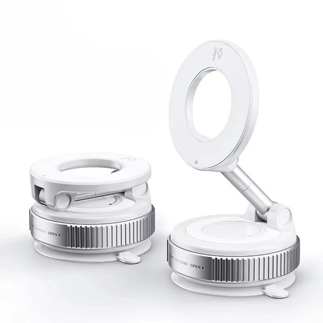 360° Magnetic Suction Phone Mount, No-Fall Suction for All Surfaces