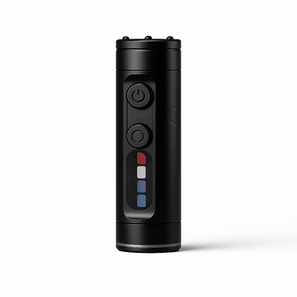 9-in-1 Tactical Flashlight Tool, Rechargeable Micro Light with USB-C