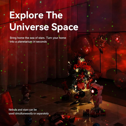 Astronaut Galaxy Projector with 360° Rotating Nebula Light