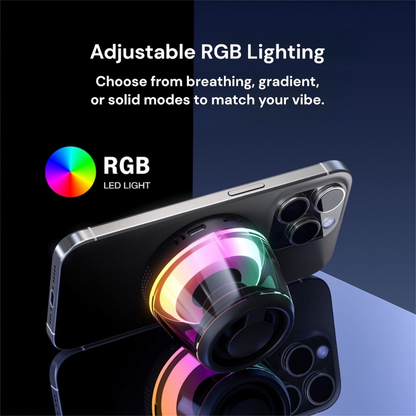 Compact 360° Sound Speaker with Vibration Tech & Mic