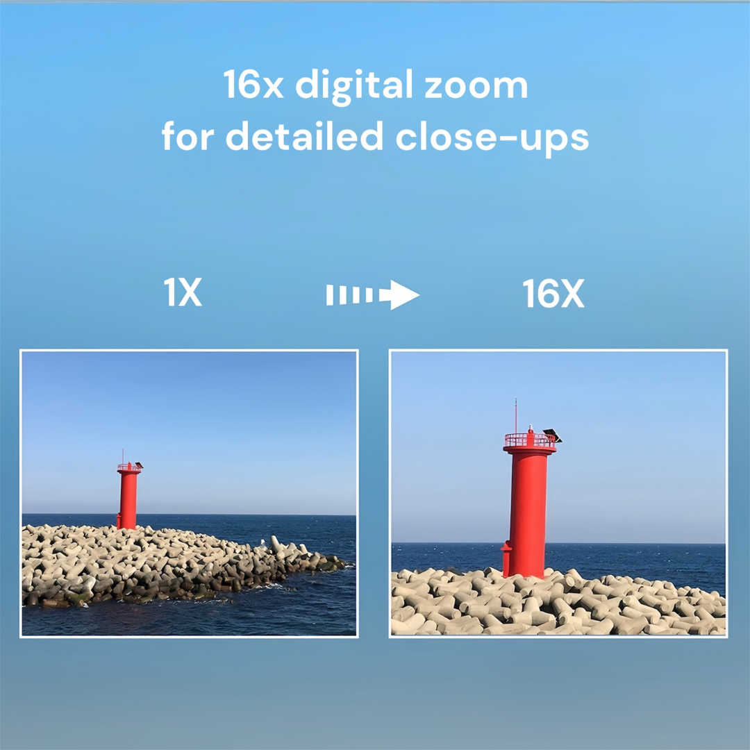 Compact 44MP Digital Camera with 1080P Video & 16X Zoom