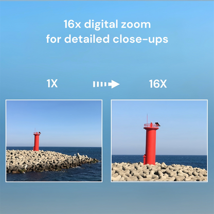 Compact 44MP Digital Camera with 1080P Video & 16X Zoom