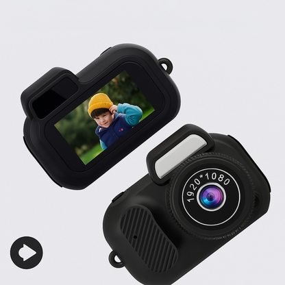 Compact Mini Camera  with SD Support and Retro Design