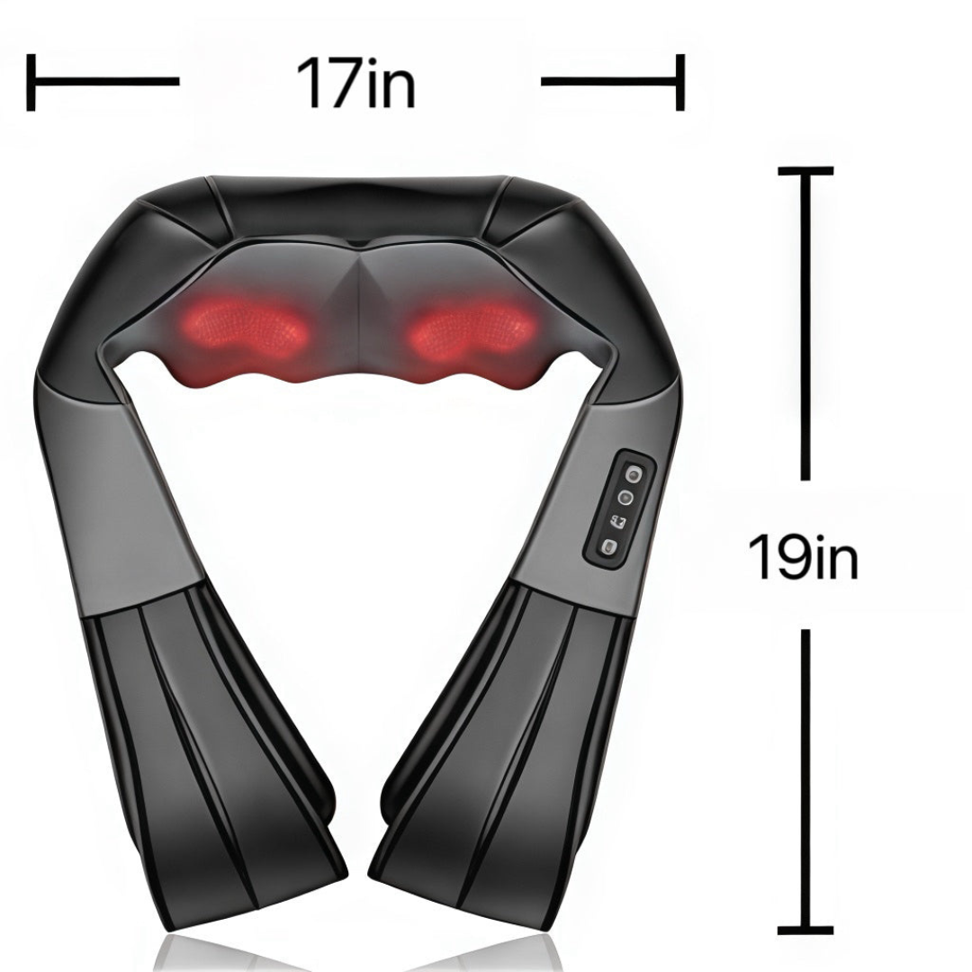 Ergonomic Heated Massager for Neck, Shoulders, and Back