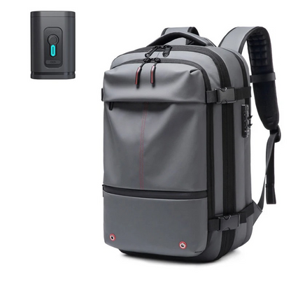 Expandable Vacuum Compression Travel Backpack with TSA Lock
