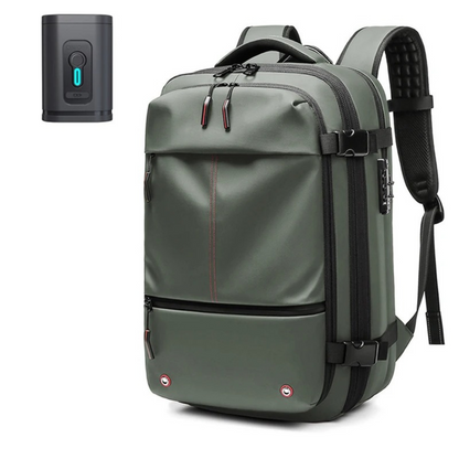 Expandable Vacuum Compression Travel Backpack with TSA Lock