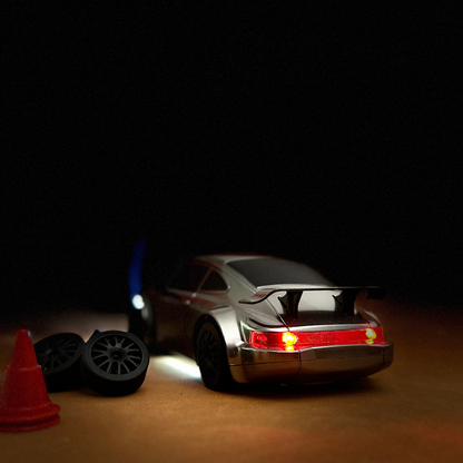 Fast Drift Retro RC Car with Dual Motors and Rechargeable Power