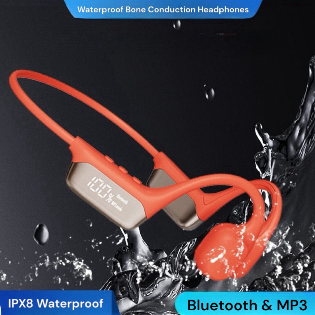 Lightweight Bone Conduction Headphones with IPX8 Waterproof Rating
