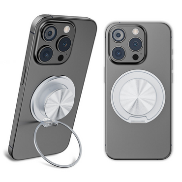 Magnetic 360° Phone Kickstand & Mirror Grip for iPhones