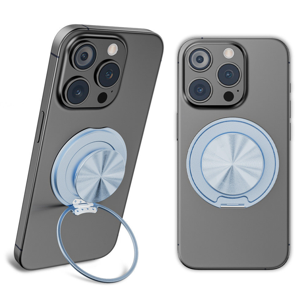 Magnetic 360° Phone Kickstand & Mirror Grip for iPhones