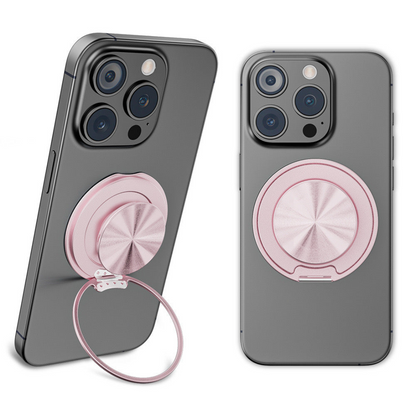Magnetic 360° Phone Kickstand & Mirror Grip for iPhones