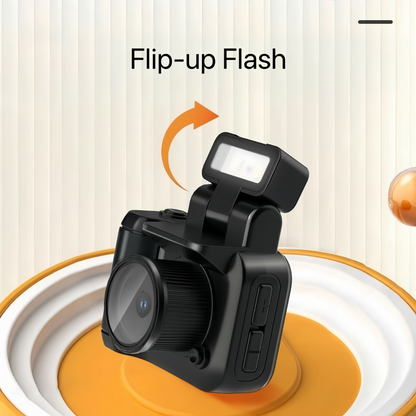 Mini Retro Keychain Camera with 1080P Video and 8MP Photos