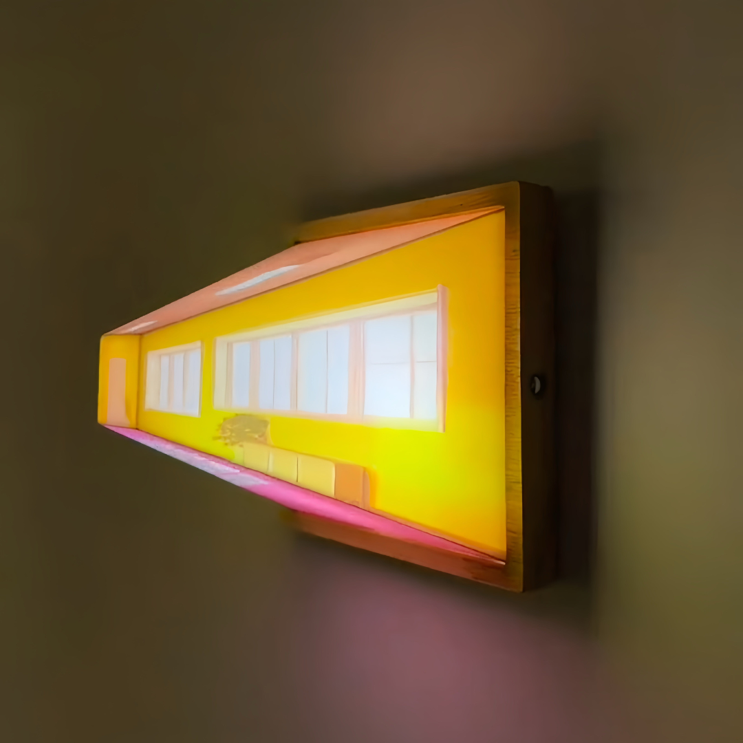 Modern 3D Illusion Ambient Lamp – Touch Control & USB Rechargeable
