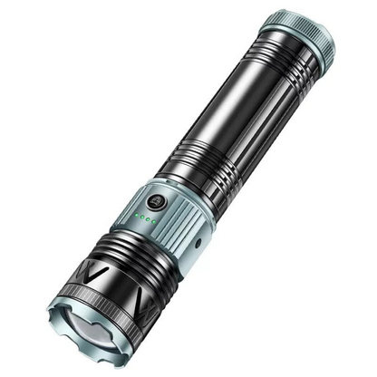 Multi-Mode Tactical Waterproof Flashlight with Zoom & 5 Lighting Modes
