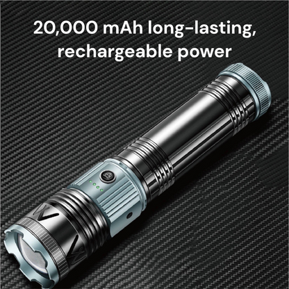 Multi-Mode Tactical Waterproof Flashlight with Zoom & 5 Lighting Modes