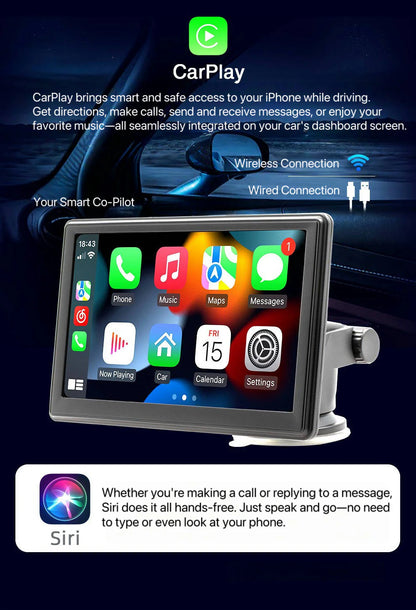 DriveSync 7 – Wireless CarPlay & Android Auto Screen