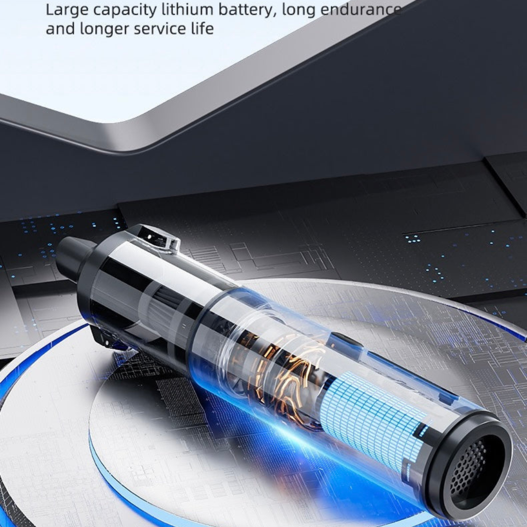 Portable 2-in-1 Vacuum and Blower for Car, Home, and Electronics