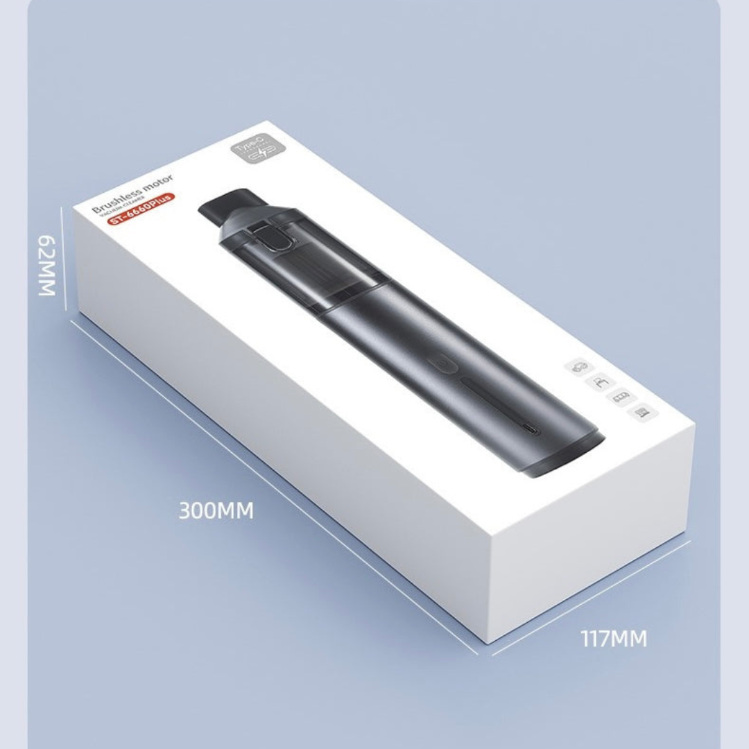 Portable 2-in-1 Vacuum and Blower for Car, Home, and Electronics