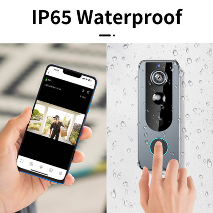 Smart WiFi Video Doorbell Cam with Two-Way Audio & App Access